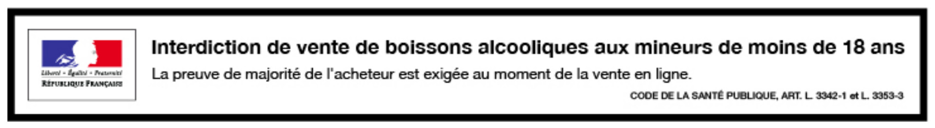 Bandeau Législation Vente Alcool Site